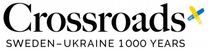 Logotyp med texten Crossroads: Sweden – Ukraine 1000 years