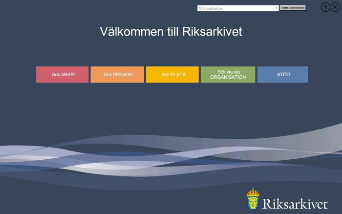 Läsesalsplattformsskärm