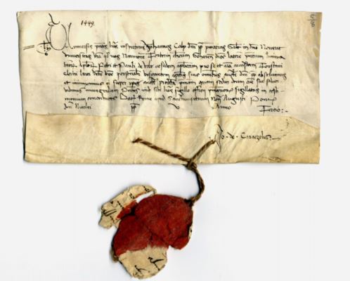 Biktbrev från 1449