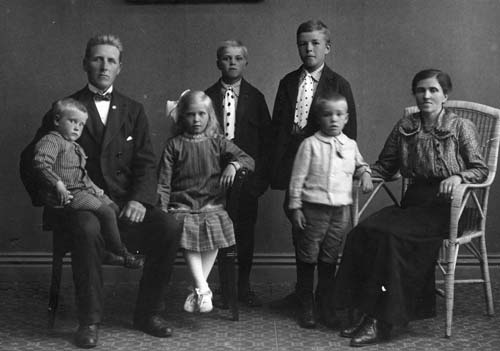 foto av Karl och hans familj
