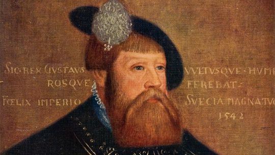 Porträtt av Gustav Vasa