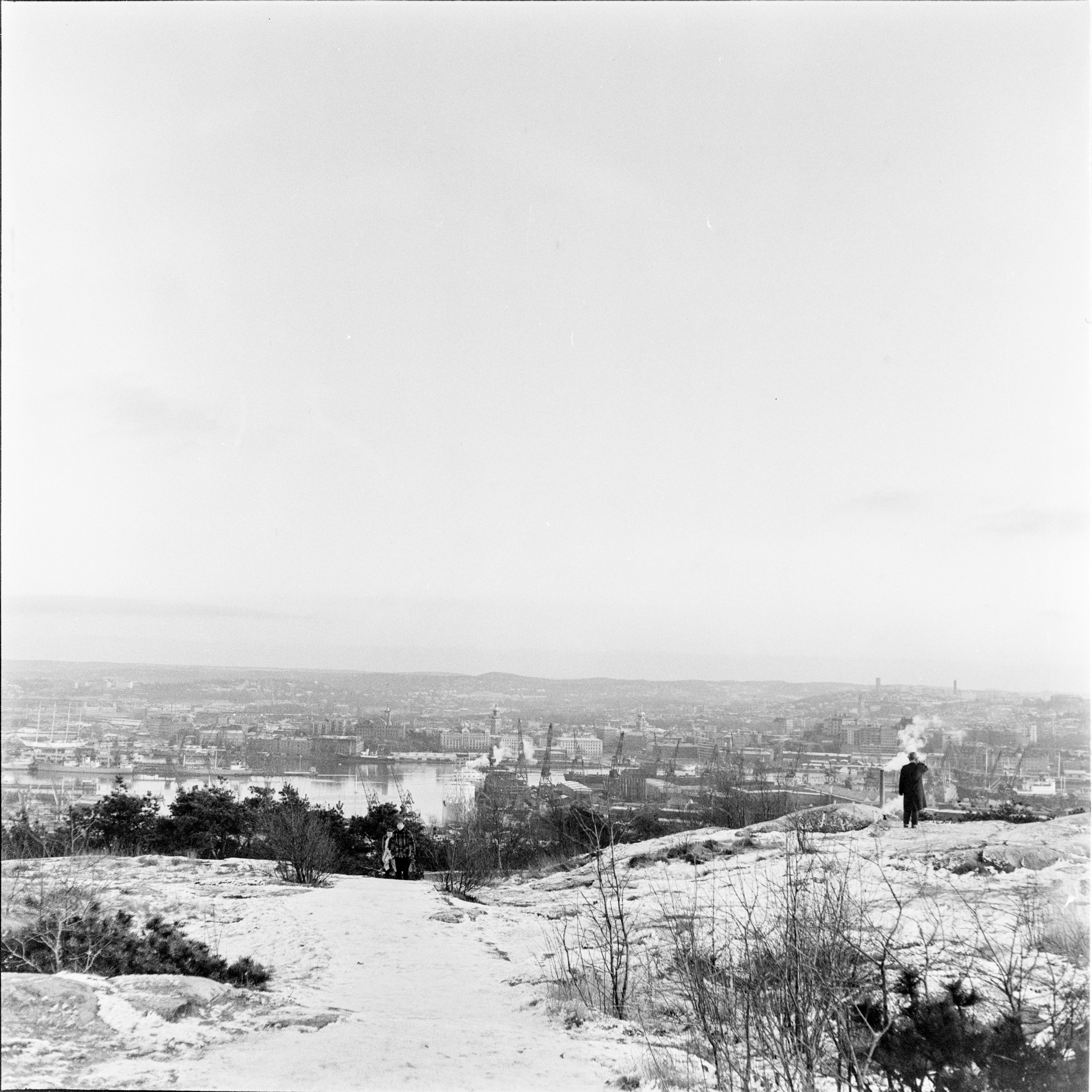 Vy från Ramberget ca 1960. Foto Arnold Glöckner
