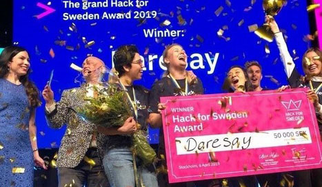 Vinnare Hack for Sweden Award 2019 Daresay