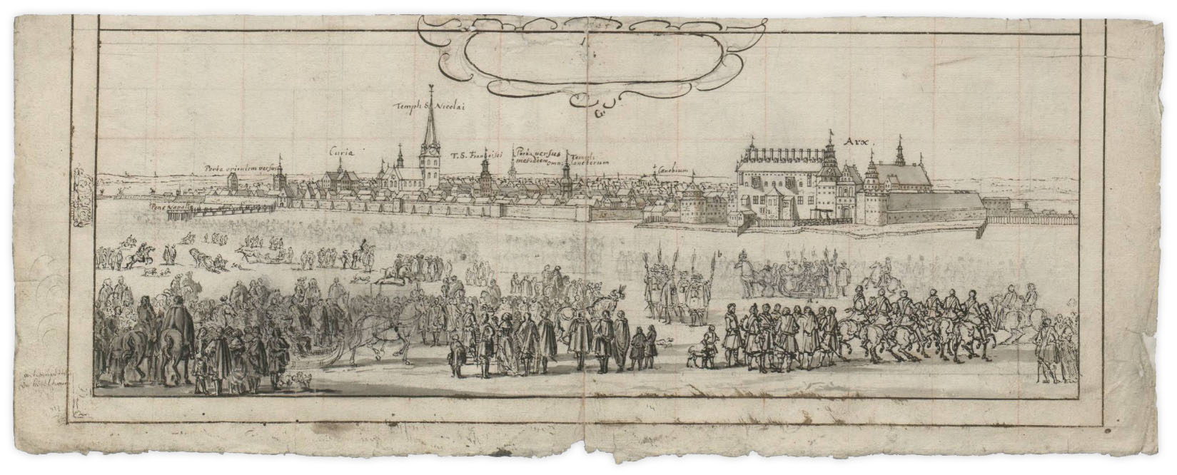 Erik Dahlbergs samling, 0060.00001, Carl Gustafs intåg i Malmö 1658