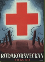 Affisch röda korset