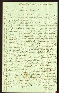 Ett handskrivet brev