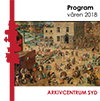 Framsida till Arkivcentrum Syds program vårterminen 2018