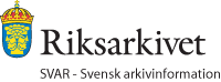 Riksarkivet, SVAR-Svensk arkivinformation