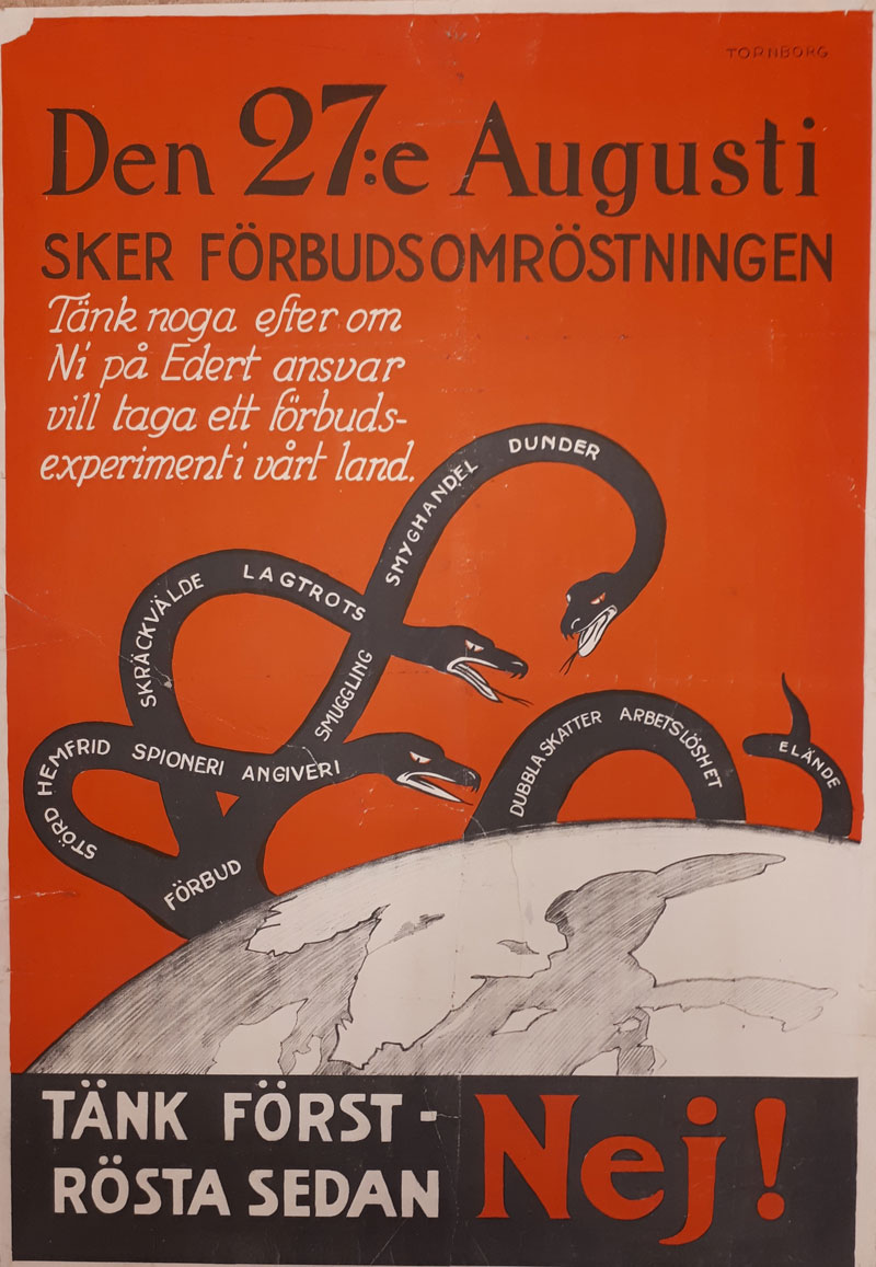 Affisch från folkomröstningen 1922