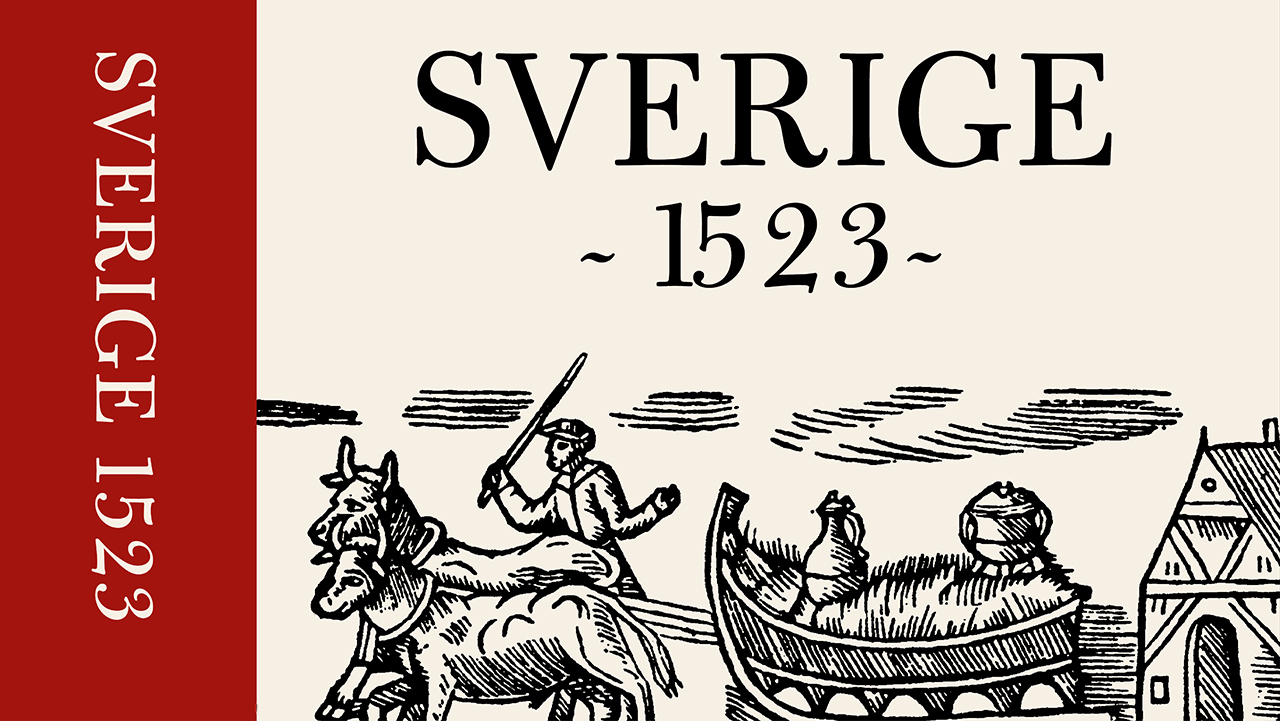 Sverige 1523, omslag till bok