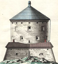 Skansen och tornet Västgöta Lejon