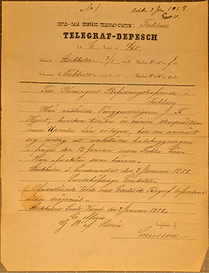Ett telegram