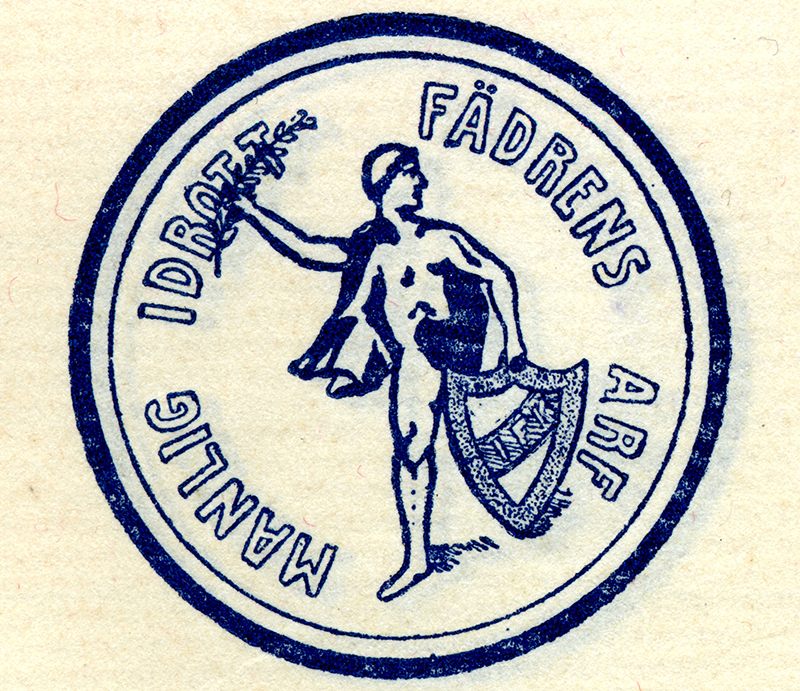 IFK Göteborgs klubbemblem från skrivelse till Göteborgs Poliskammare 1913.