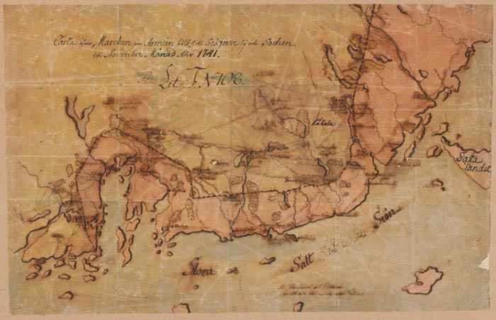 Karta från november1741, krigsarkivet, Sveriges krig 15:33