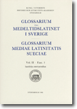 Glossarium till medeltidslatinet i Sverige - II:1