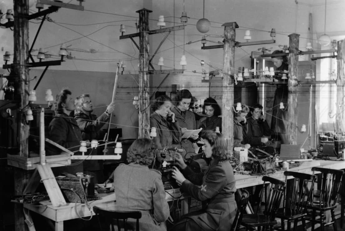 Ett antal telefonister