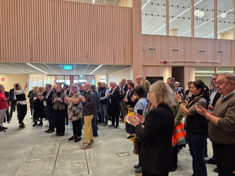 Gäster vid invigning