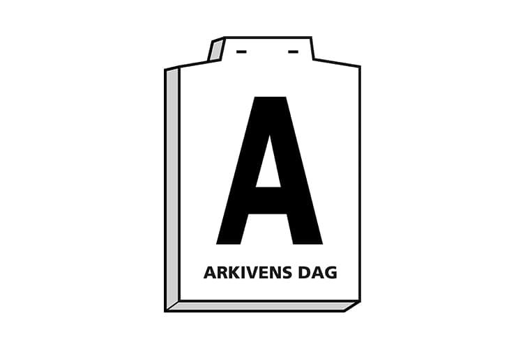 Logotyp för arkivens dag
